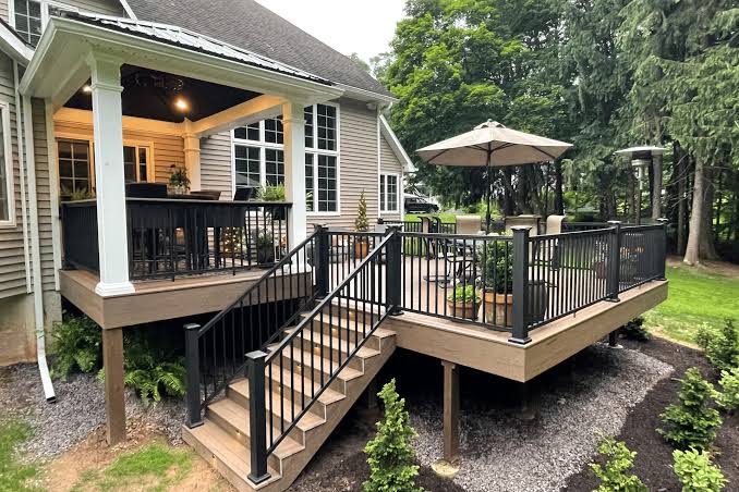 Completed composite decks project